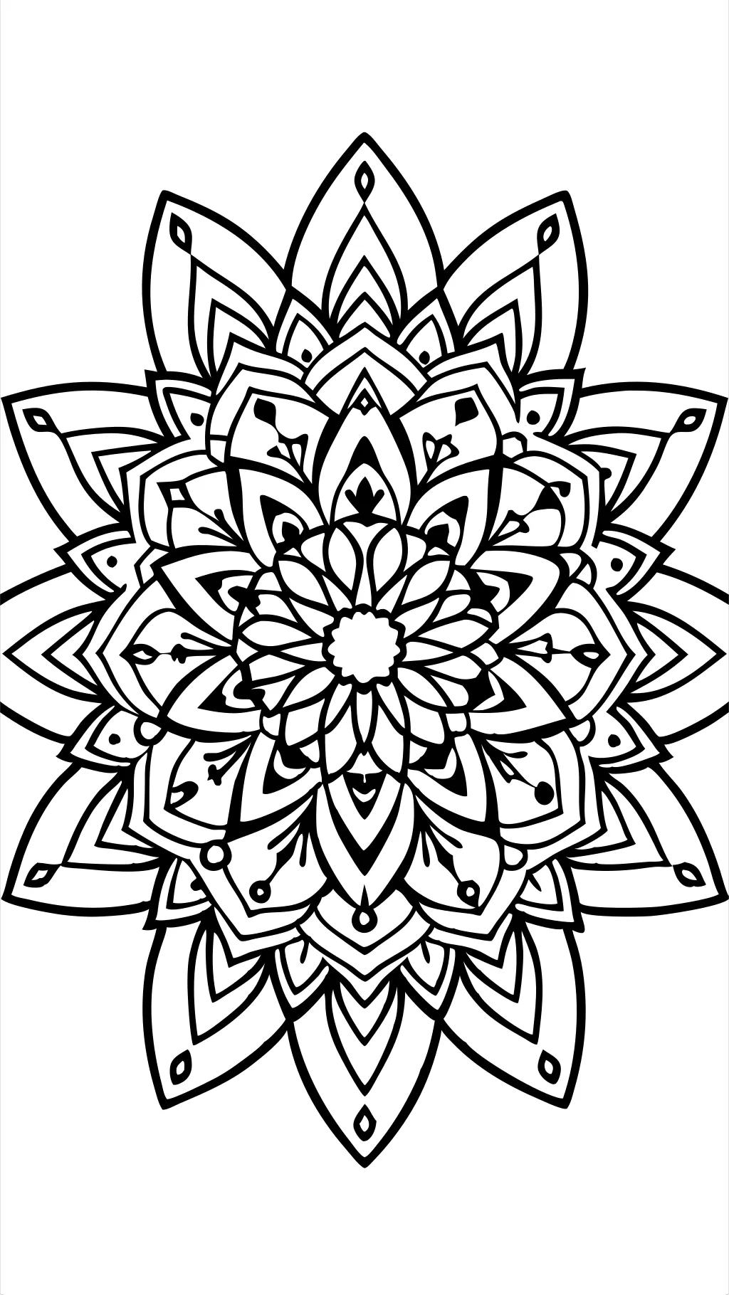 páginas para colorear de mandala imprimibles gratis